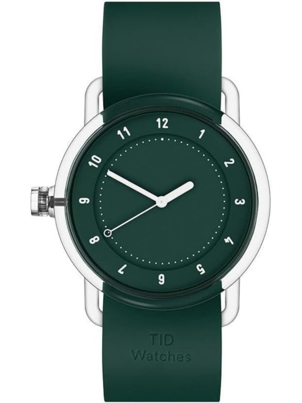 Minimalist Unisex Watch - Scandinavian Design, Waterproof, Silicone Strap, 38mm